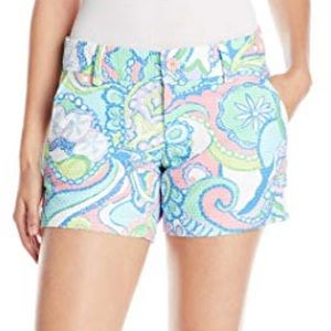 Lilly Pulitzer 00 Callahan shorts textured pretty